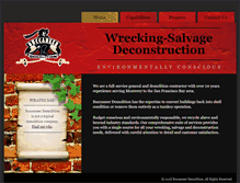 Tablet Screenshot of buccaneerdemolition.com